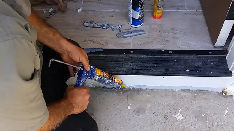 how-to-fill-gap-under-exterior-door-threshold-steps-guideline-door